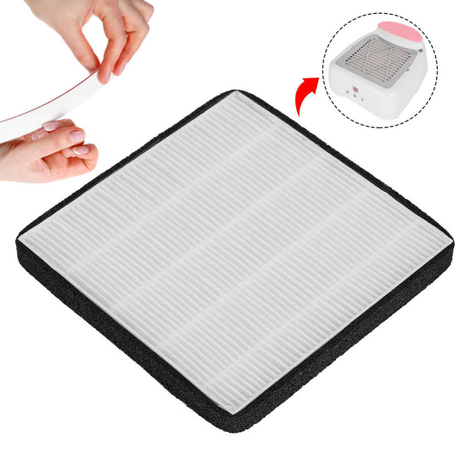 1Pc Nagel Stofafscheider Filter Manicure Machine Nail Zuig Stofzuiger Vervanging Filter Scherm Plaat Deel Accessoire