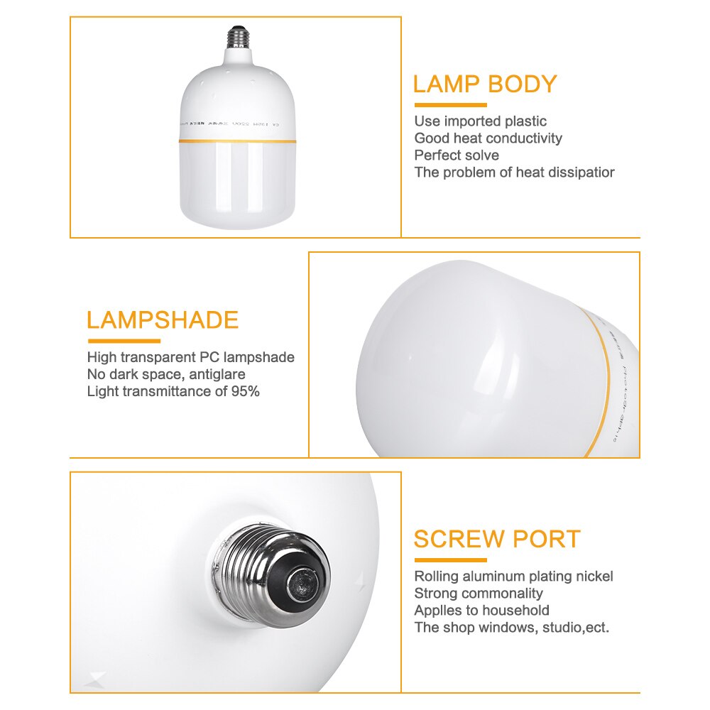 2-Kleur Temperatuur Fotografie Led Verlichting Lampen Hoge Heldere 135 Watt E27 Base Voor Fotografische Foto Video Studio