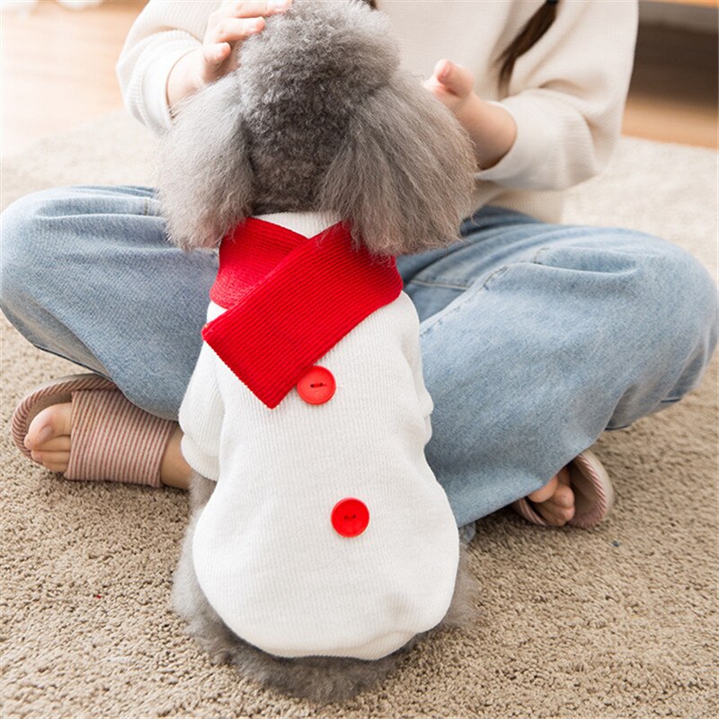 Vêtements de noël pour chiens | Chandail et manteau d'hiver pour animaux de compagnie, vêtements pour chiens du nouvel an, Costume pour chat, chiot, manteau pour animaux de compagnie Xams: WHITE / XXL