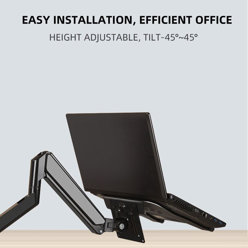 Monitor Holder 10-16" Laptop Tray Holder Computer Support Base Notebook Stand (Only The Tray Without Arms) Load 4.5kg VESA XY360