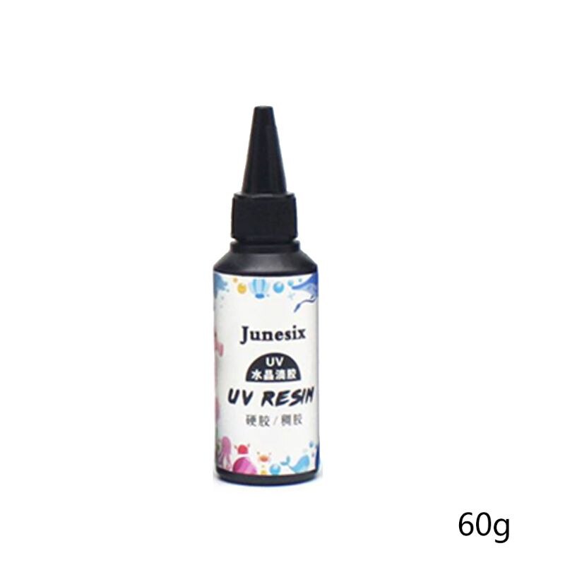 10/20/25/50/60/100g Ultraviolet Curing Epoxy UV Resin Hard Glue Transparent LED Cure for DIY Jewelry Making Casting Coating: B60