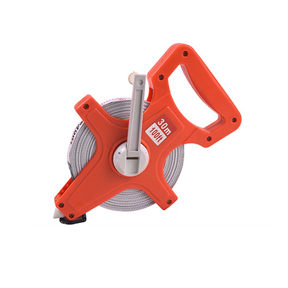 30M 50M 100M Retractable Metric Tape Open Reel Long Steel Tape Measure Measuring Ruler Woodworking Tools Measure Tool: ABS / 30M