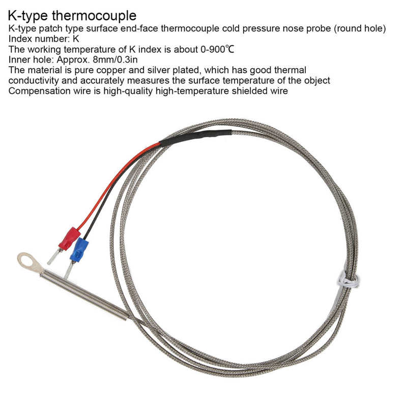 Thermocouple Temperature Tester Double Industrial Digital Display Anti Interference Input AC220V Output AC12V Boilers for