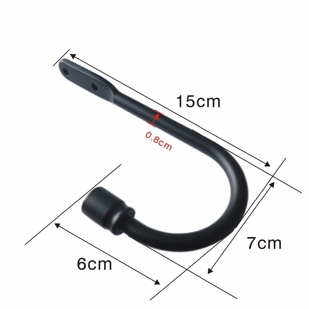 2 Pcs Home Hardware Curtain Tieback Wall Hook Curtain Buckle, U - shaped Curtain Hooks Buckle