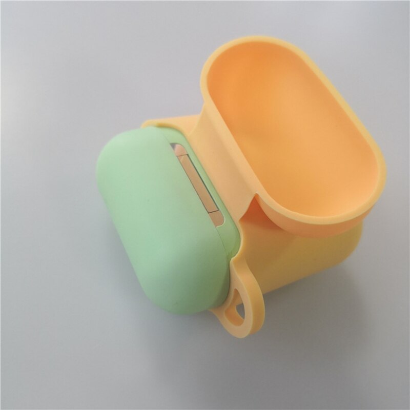 Para apple i9s/i10/i11/i12 sem fio bluetooth fone de ouvido macio silicone capa protetora caso caixa de armazenamento escudo i12 fone de ouvido casos