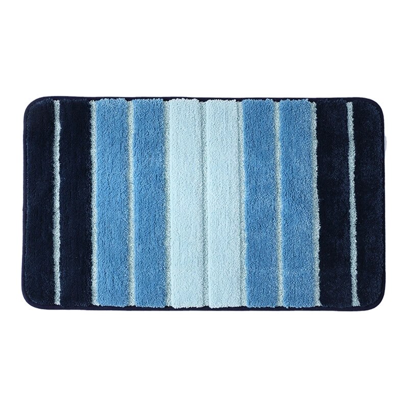 Eenvoudige streep slaapkamer deurmat tapijt waterabsorberend toilet mat badkamer antislip badmat vacuüm tapijt voor balkon 80*120cm