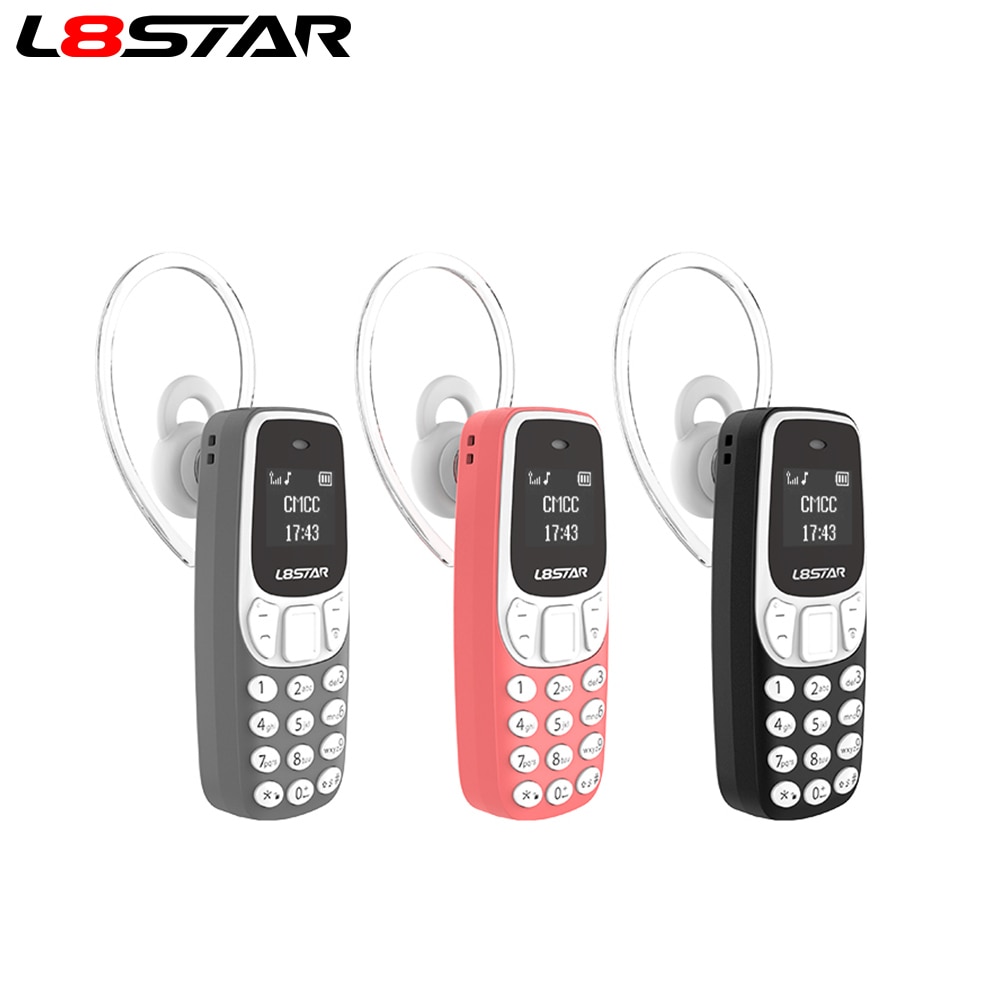 L8star Mini téléphone changeur de voix GSM 2G/3G téléphone portable BM10 BM90 sans fil Bluetooth écouteur Bluetooth cadran téléphone avec lecteur Mp3