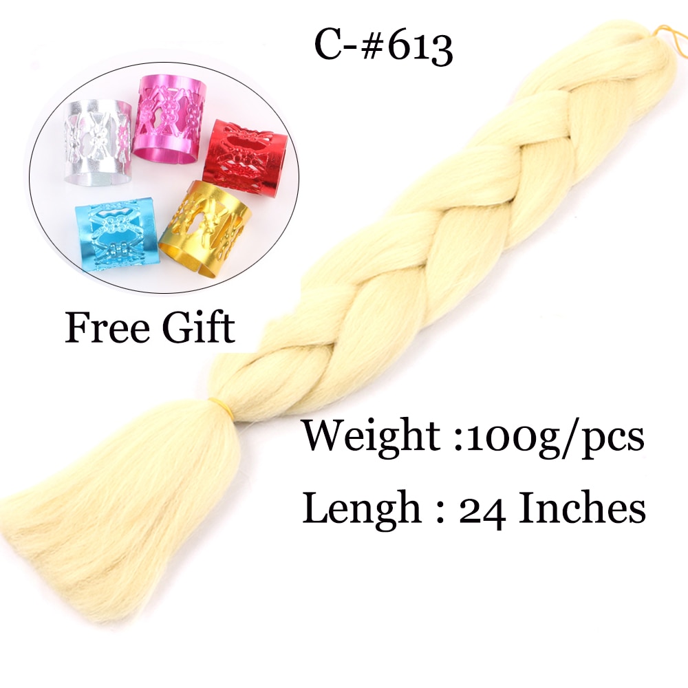 Pelo trenzado Jumbo de ganchillo sintético de baja temperatura, fibra sintética ignífuga para trenzas de fibra en caja, extensiones de cabello 100g