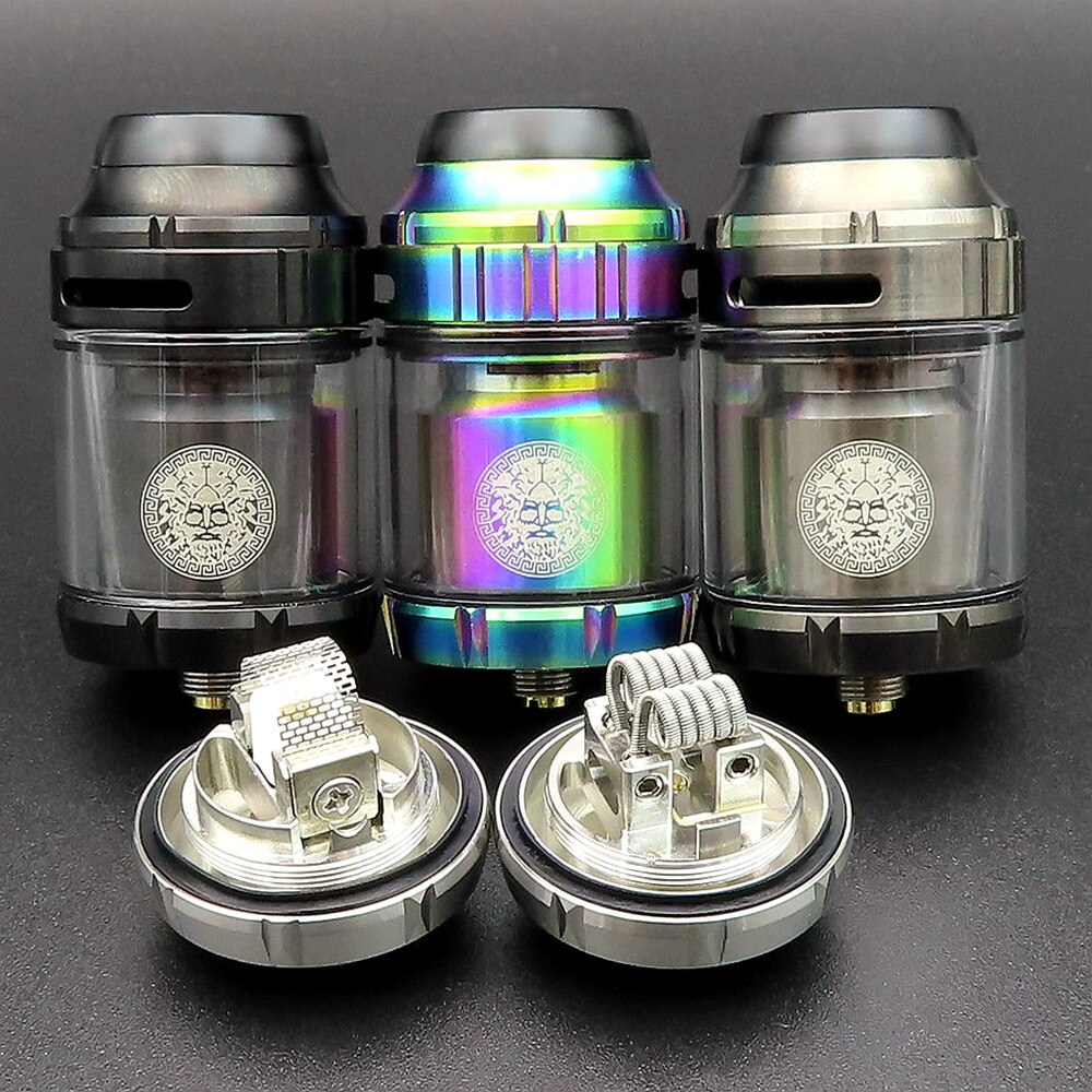 Hongxingjia Vape RTA Atomizer Zeus X RTA Tank Electronic Cigarette Vaper Rebuildable Dripping DIY Coil VS Puff Disposable E-Cig