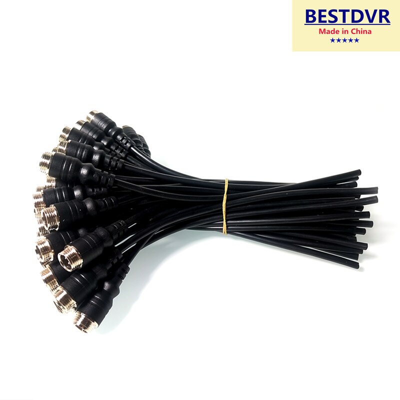 Automotive camera aviation male connector All copper mobile dvr interface Truck camera Aviation connector cables Aviation male