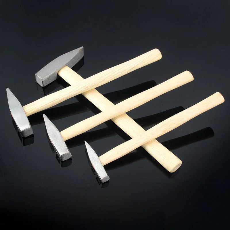 Mini-Holzgriff-Werkzeuge, Holzgriff, Monteur, Entenschnabelhammer, flacher Kopf, Blech, Haushalt, klein