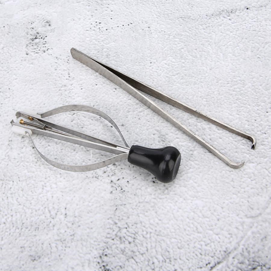 Extractor de agujas de reloj, herramienta de extracción de ajuste, Kit de accesorios de reparación de reloj, 2 piezas