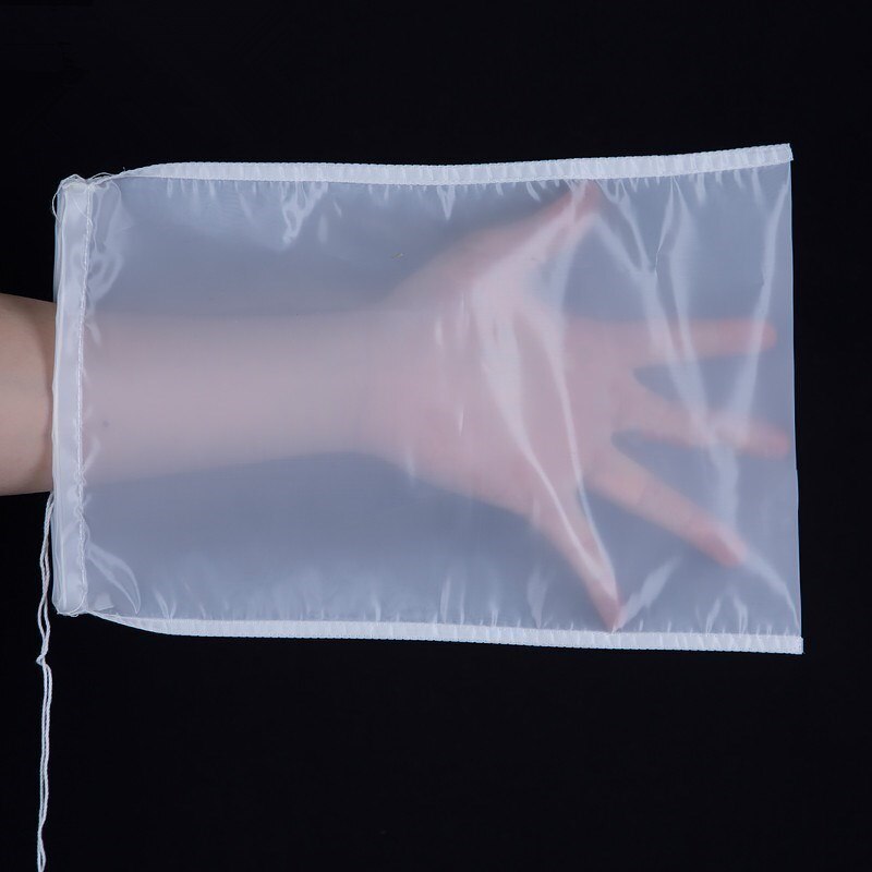 3 poser nøttemelkpose kommersiell gjenbrukbar mandelmelkpose sil finmasket nylon osteduk kaldbrygg kaffefilter 300 mesh