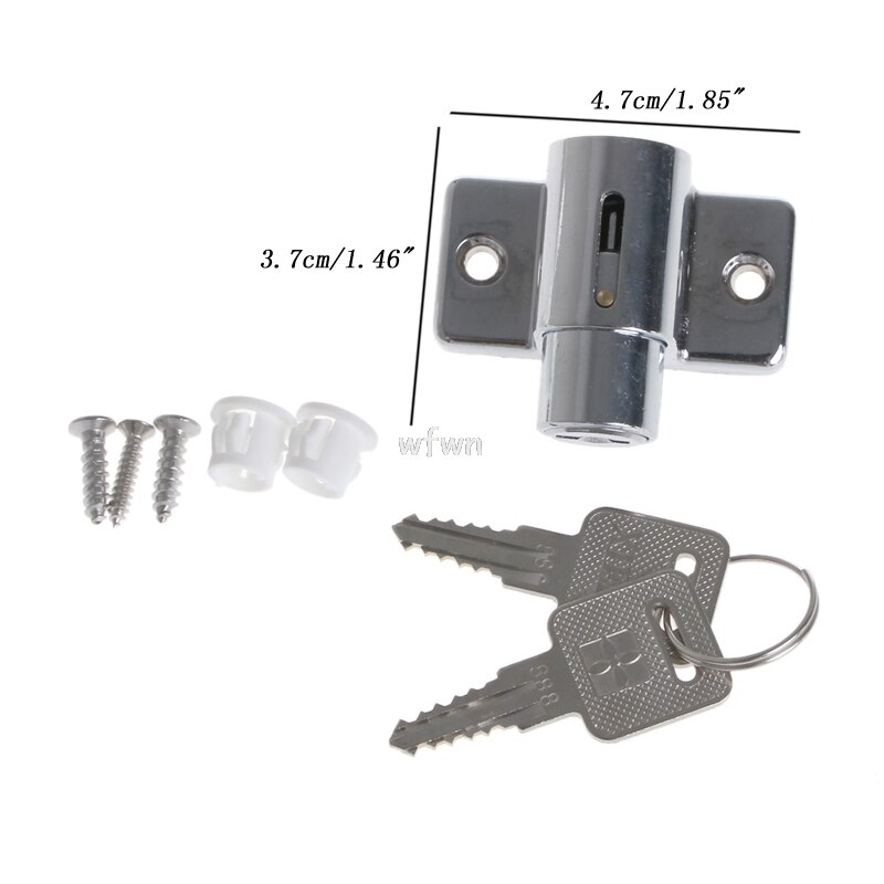 Zinc Sliding Window Patio Screw Door Locking Pin Push Child Safety Lock