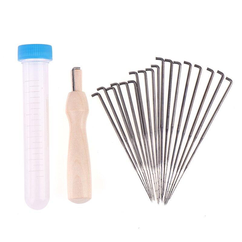 15pz kit di strumenti per infeltrimento ad fa kit di infeltrimento per aghi in feltro di lana: D