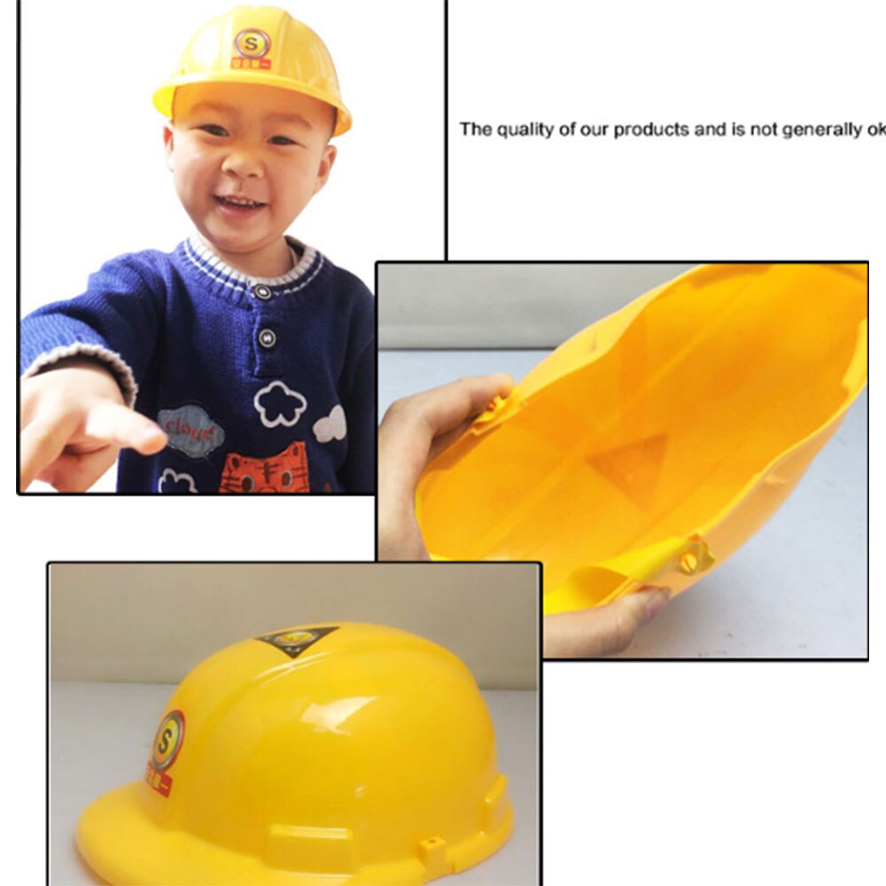 Kids Children Simulation Helmet Pretend Role Playing Construction