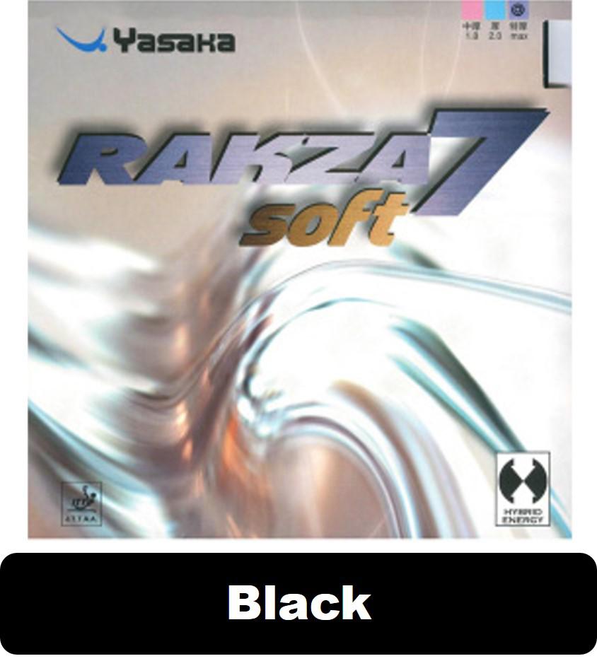 Yasaka Original RAKZA 9 RK9 RK 7 RK 7 SOFT Pimples In Table Tennis Rubber hybid energy Pips-In Ping Pong Sponge Tenis De Mesa: RK Soft 7 max black