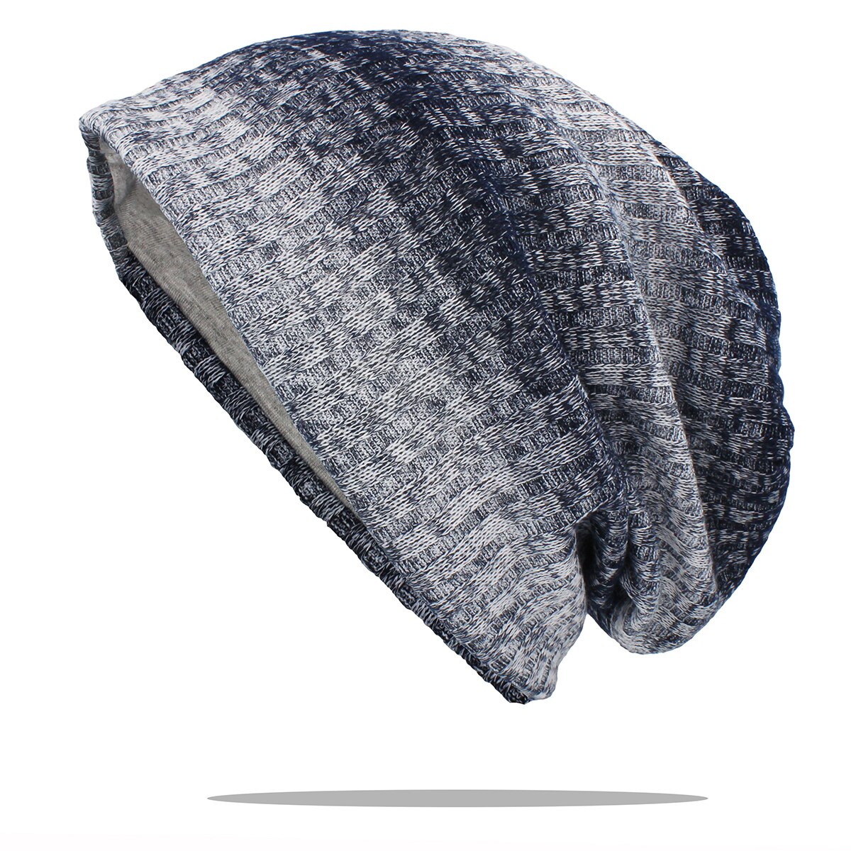 Lovingsha herfst- en wintermutsen voor dames gebreide dames dunne muts merk skullies en mutsen herenmuts unisex  ht176: Marineblauw