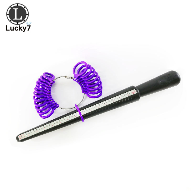 Jewellery Tools Ring Size Mandrel Stick Finger Gauge Ring Sizer Measuring Jewelry Tool Set Ring Size Jewellery Tools