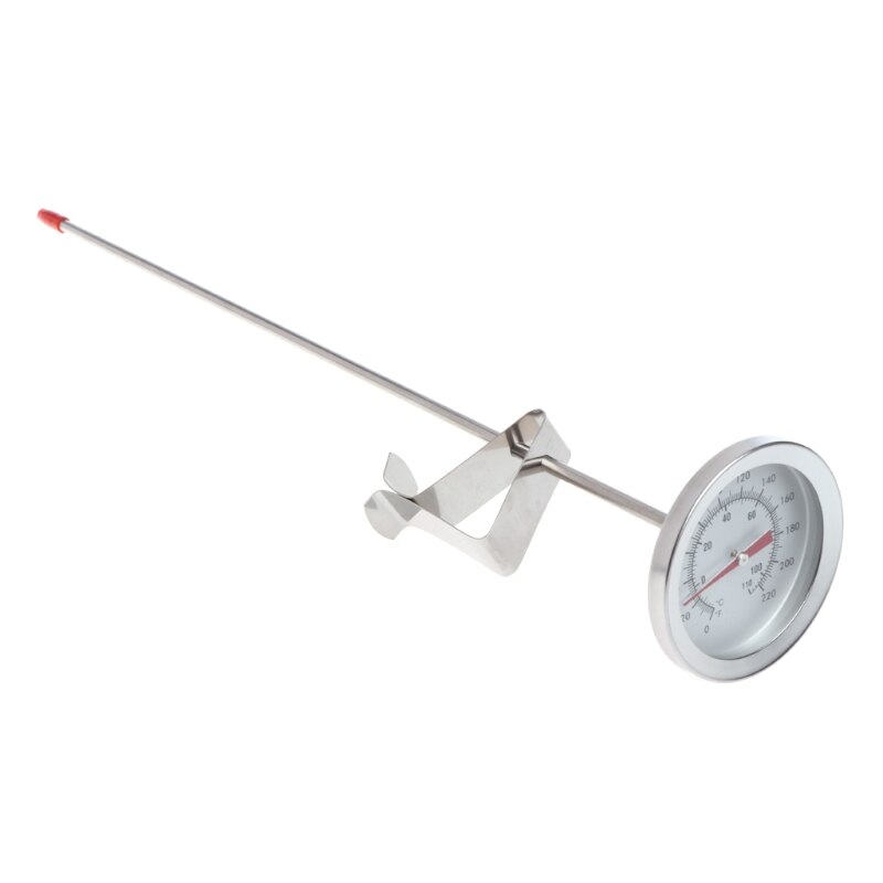 ! 12" Stainless Steel Dial Thermometer Probe Homebrew Brew Kettle Temperature Measuring