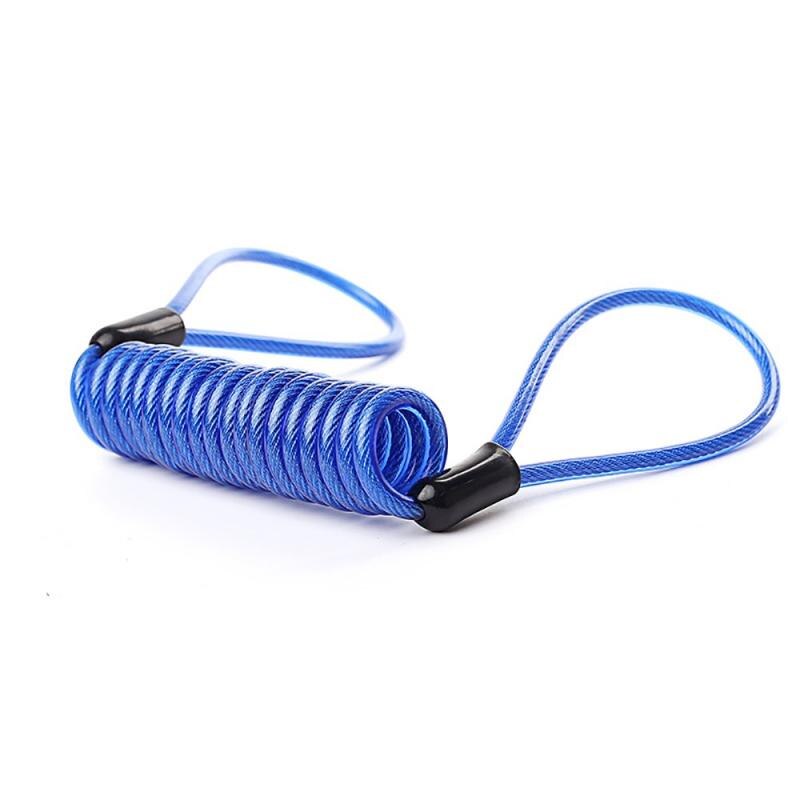 FD-MOTO Security Bike Scooter Lock Rope PVC Motorbike Disc Lock Reminder Cable Motorbike Lock Motorcycle Accessories