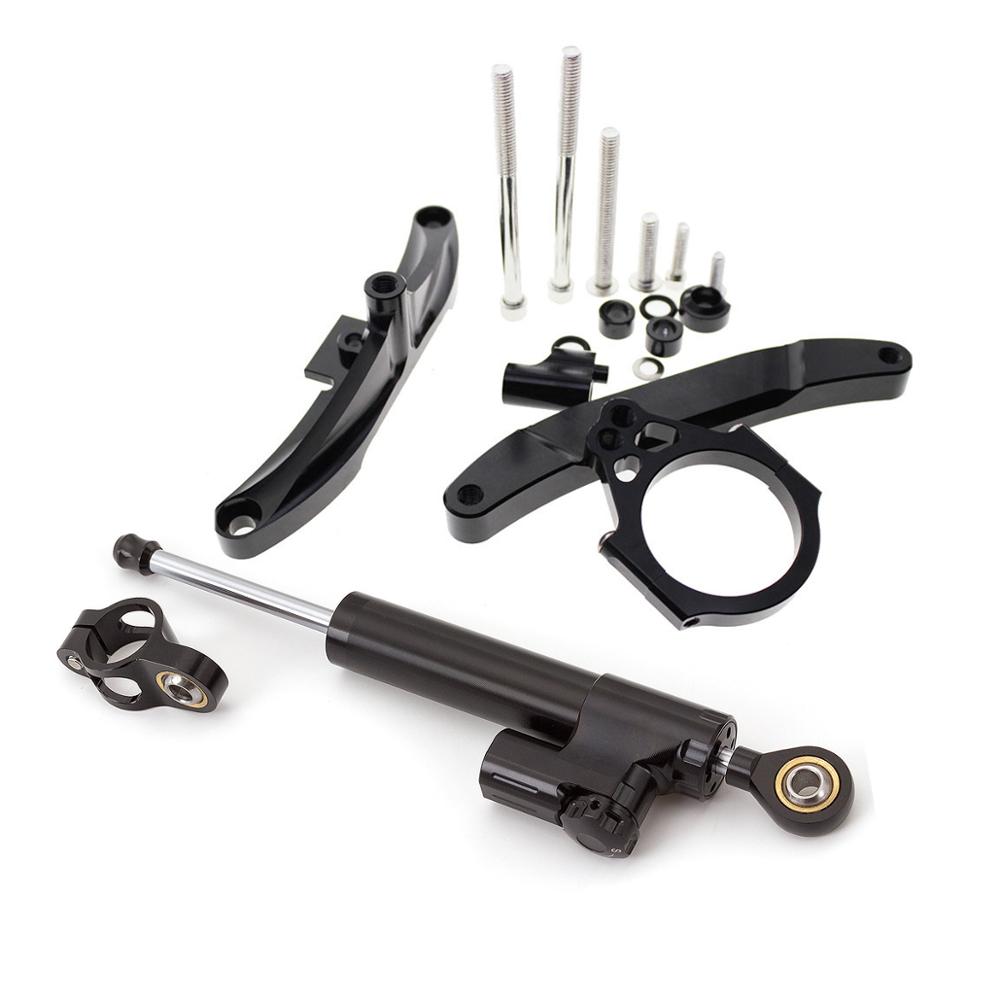 Lenkung Dämpfer Halterung einstellen für Yamaha FZ1 FAZER FZ1-N 2006 CNC Aluminium Stabilisator Lineare Dämpfer Montage Unterstützung