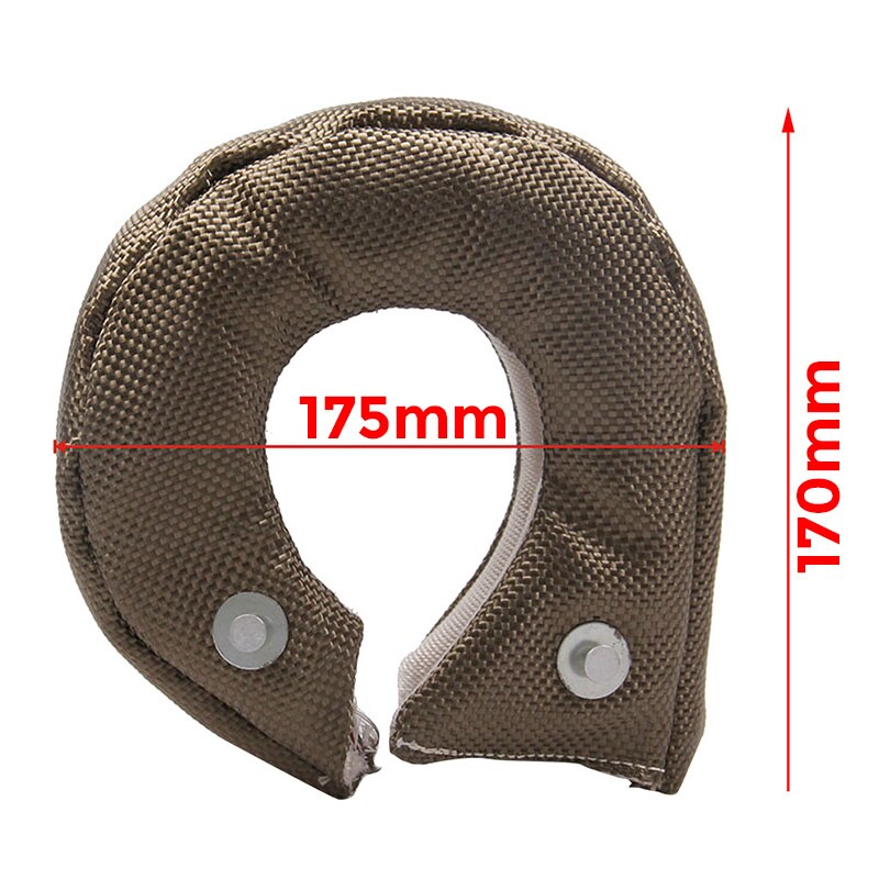 Universal Car T3 Titanium Turbo Blanket Heat Shield Turbocharger Cover Turbo charger Cover Wrap Fit For T2 T25 T28 GT30 T35