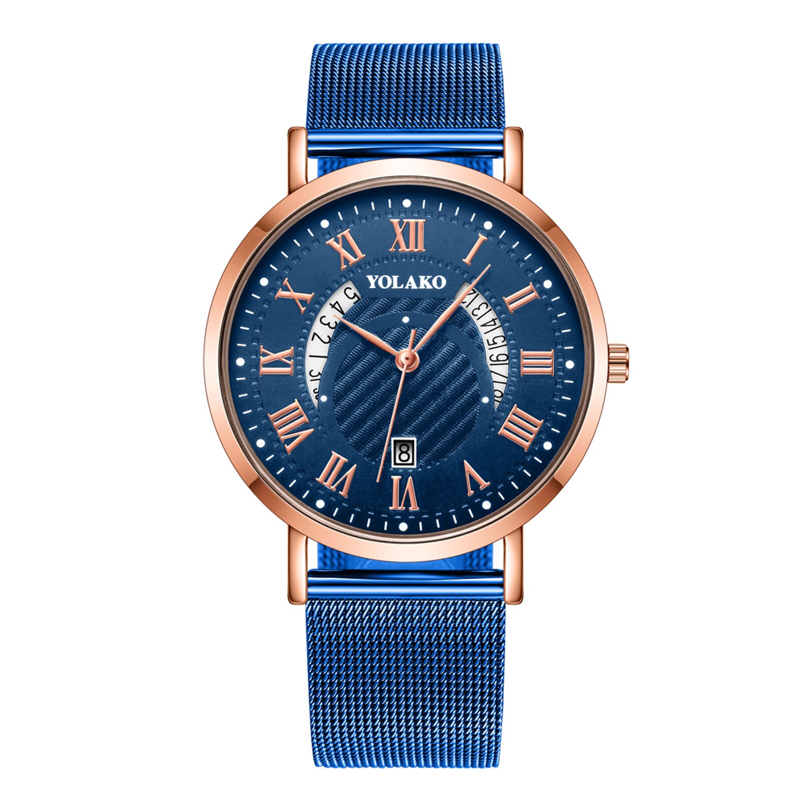 Otoky Minimalistische Mannen Horloge Romeinse Mannen Casual Quartz Horloges Heren Glas Roestvrij Stalen Mesh Band Horloges Sport Reloj: C