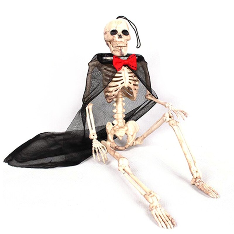 Flexible Human Anatomical Anatomy Skeleton Model Full Life Size Halloween Prop 97BC: 9FF701427-1