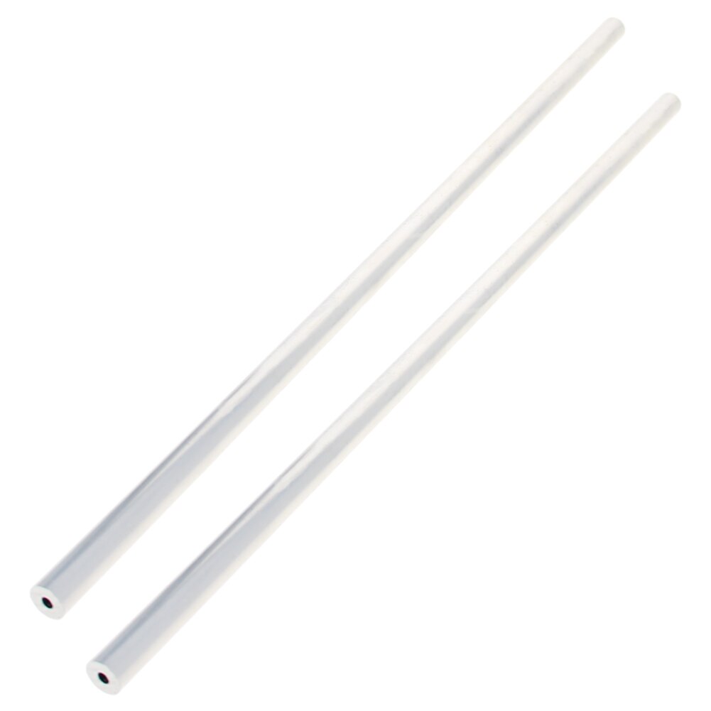 Tubo redondo de aluminio, 6063 OD, 8mm, 9mm, sin costura, recto, 300mm de longitud, para entrada de aire DIY, 2 uds.