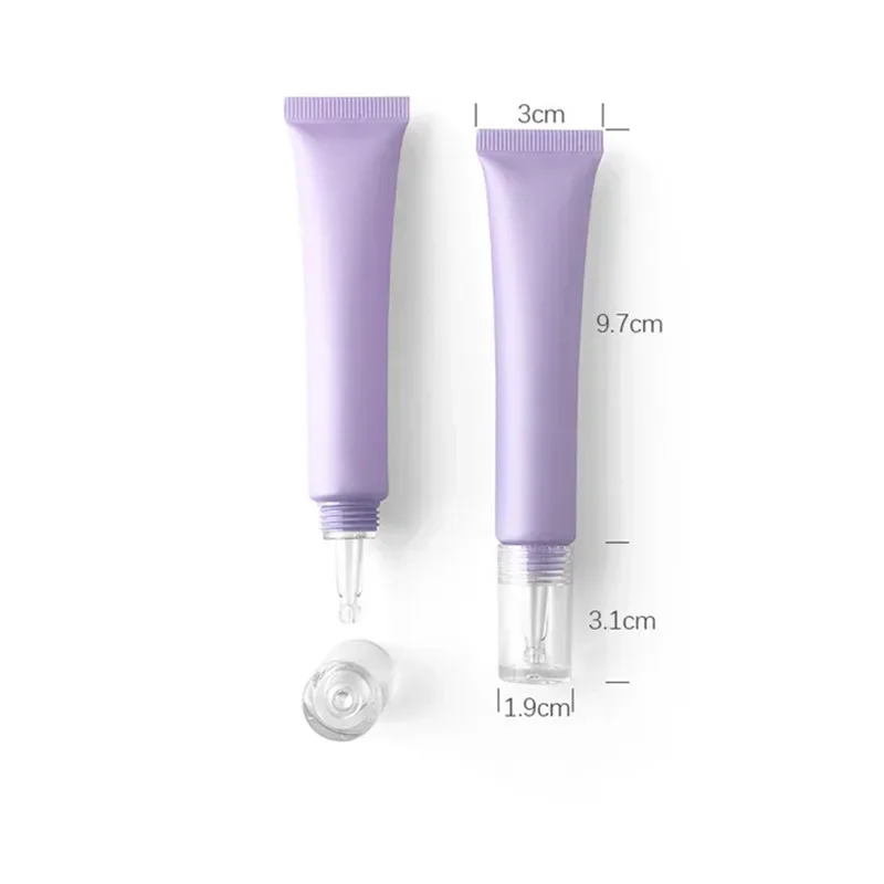Tubos blandos cosméticos mate Jayaстика manguera crema para ojos aceite esencial crema para acné crema para pecas botellas recargables elementos esenciales de viaje