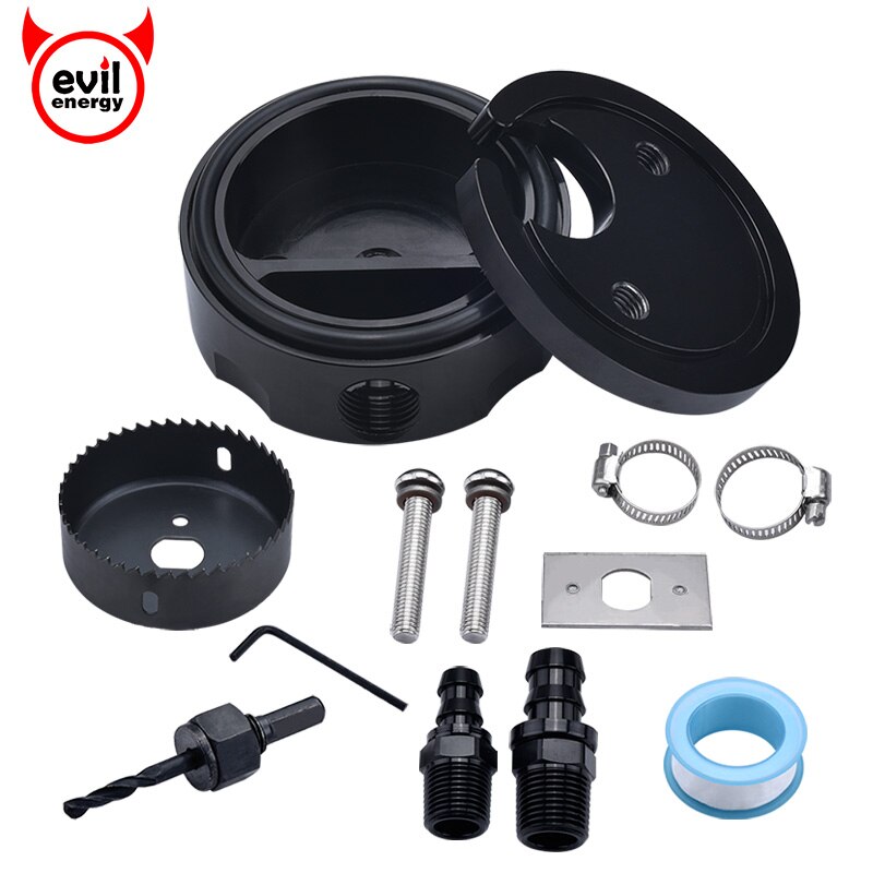 evil energy Universal Fuel Tank Sump Kit For FASS AirDog Fuelab Compatible With Cummins Duramax Powerstroke 1 Set
