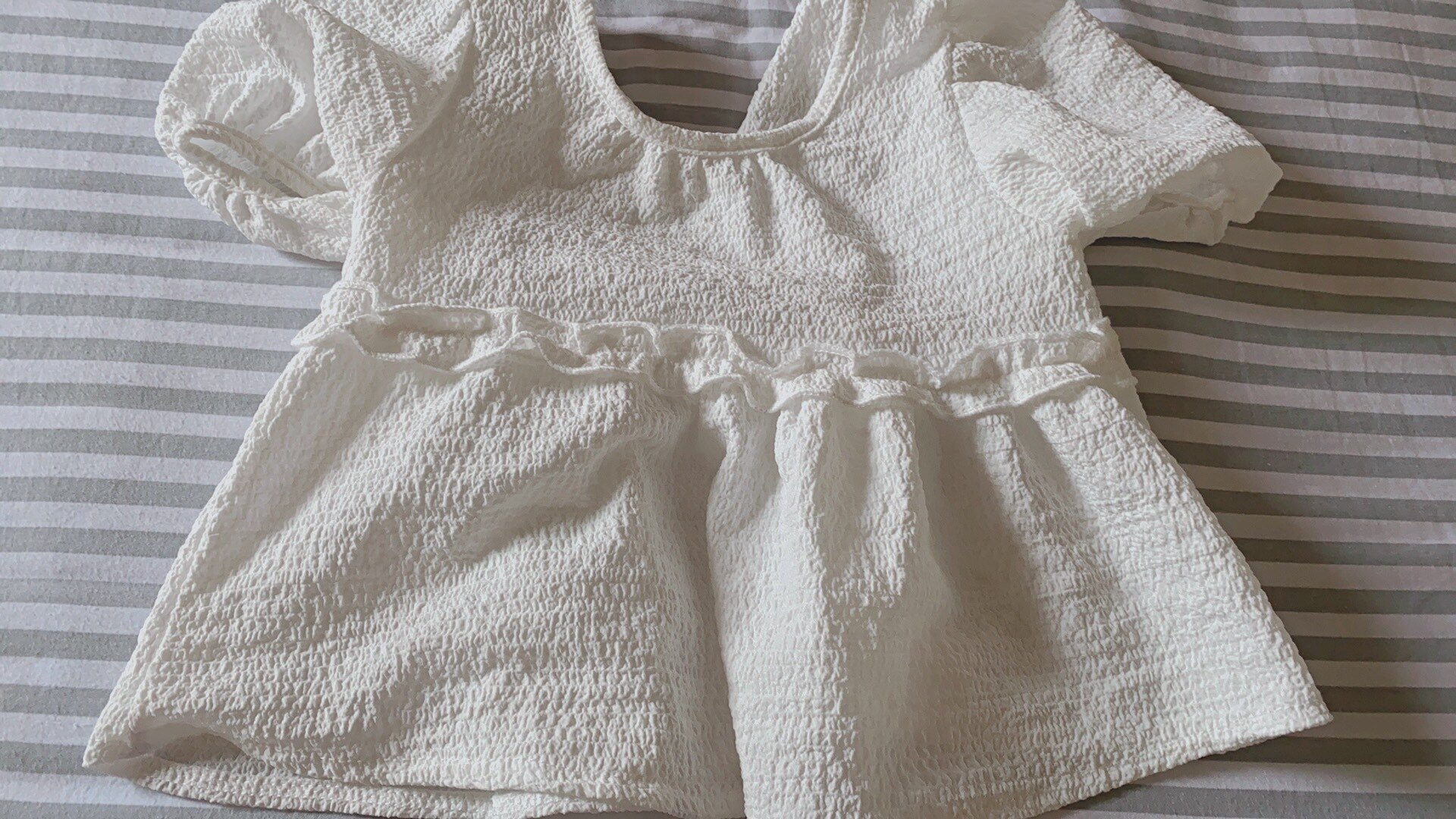 Baby Meisjes Blouse Zomer Korte Mouw Kids Shirt Voor Peuter Meisje Tops Kinderen Kleding Baby 80 ~ 130 Linnen Wit blauw: white / 3T