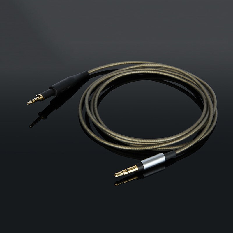Vervangende Kabel voor AKG K450 K451 K452 Q460 K480 Hoofdtelefoon Oortelefoon Headset 3.5mm Tot 2.5mm Verzilverd Audio kabels
