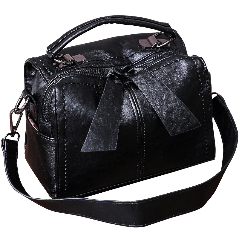 Håndtaske til kvinder bolsa feminina mærke kvinder mulepose pude taske pu solid skulder messenger tasker 522