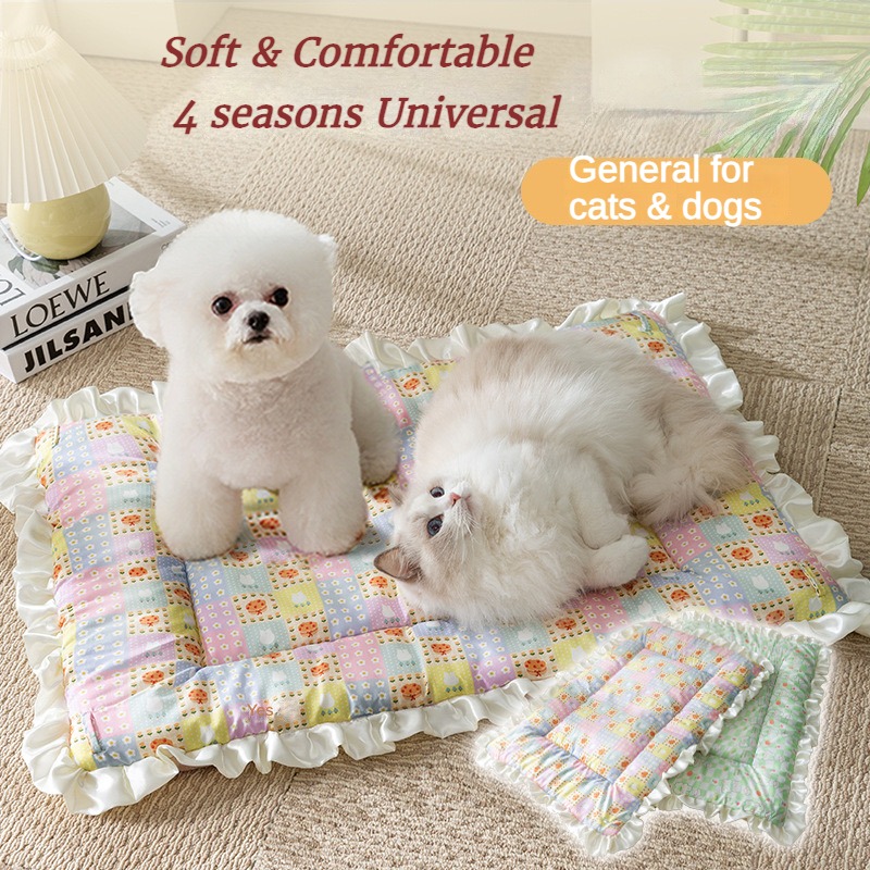Tapete de dormir para animais de estimação, cama para cães e gatos, cobertor reforçado para cães e gatos, inverno quente, lavável, colchão para cães, cobertor para animais de estimação