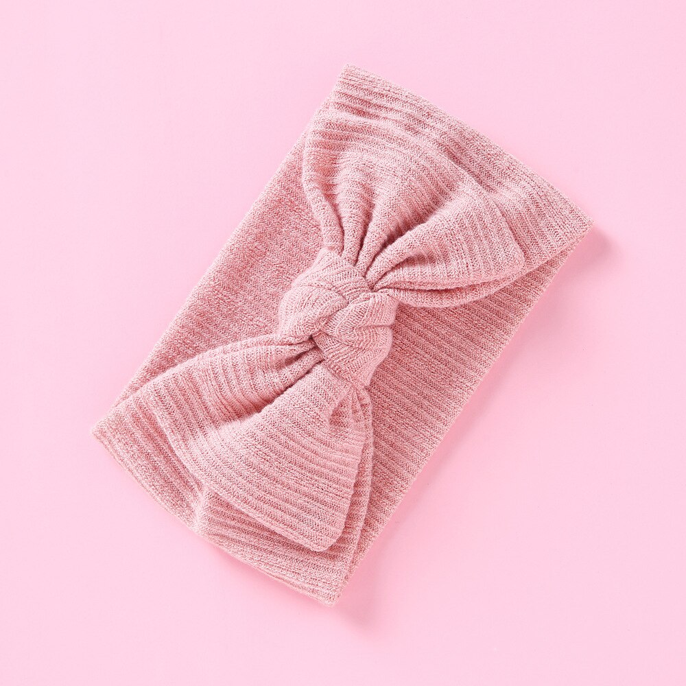 Winter Baby Hoofdband Wollen Meisjes Wide Headwrap Snoep Kleur Kinderen Oor Warmer Haarbanden Pasgeboren Tulband Zachte Hoofdbanden: 2