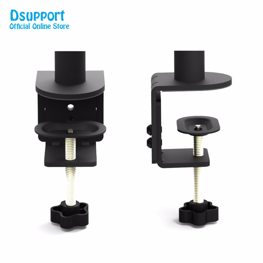 Fully Adjustable Single Arm LCD LED Monitor Stand Desk Mount Bracket for 13"-27" Screen Max VESA 100x100 MD6401