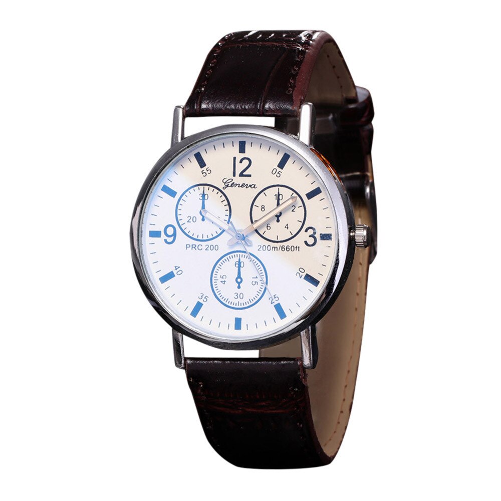 Blu Ray Glas Horloge Neutrale Quartz Simuleert De Polshorloge 10.1: D