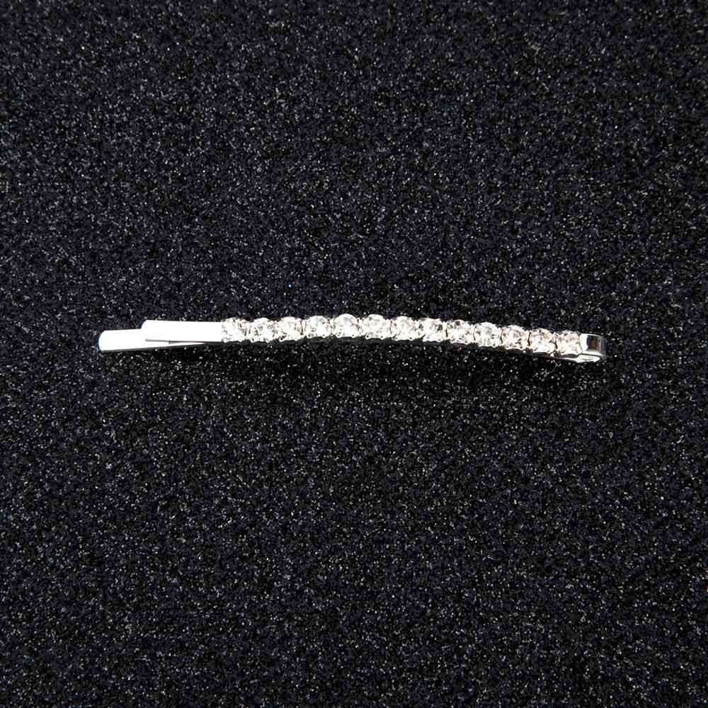 Bling glimmende strass steentjes letter haarspeldjes voor vrouwen zilveren haarspelden kristallen woorden haarspeldjes stylingtool aangepaste haaraccessoires