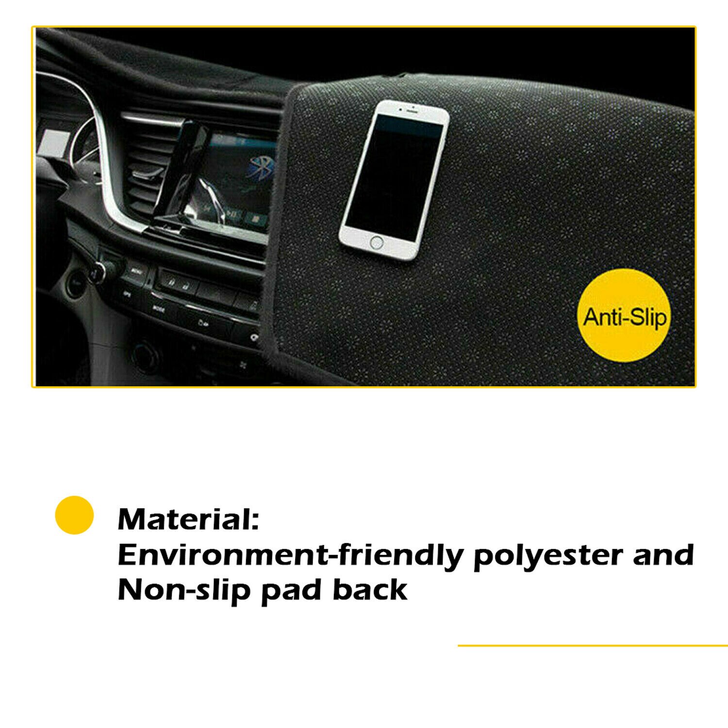 Eidran Zwarte Zon Dashboard Cover Dashboard Pad Dashmat Voor Ford F150 -