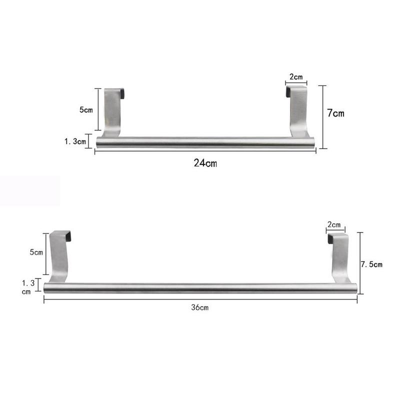 Porte-serviettes mobile en acier inoxydable | Porte-bain en acier inoxydable, porte-serviettes rangement de serviette suspendu à la porte V8B7