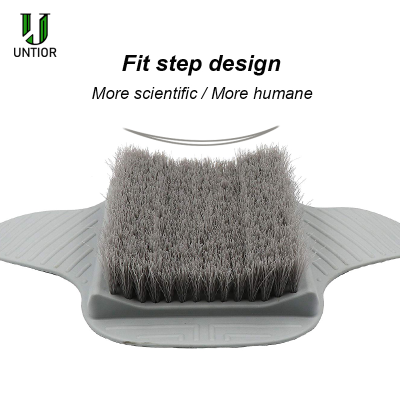 UNTIOR Silicone Foot Brush Massage Slippers Bath Shoes Brush Pumice Stone Foot Remove Dead Skin Shower Foot Scrubber with Sucker