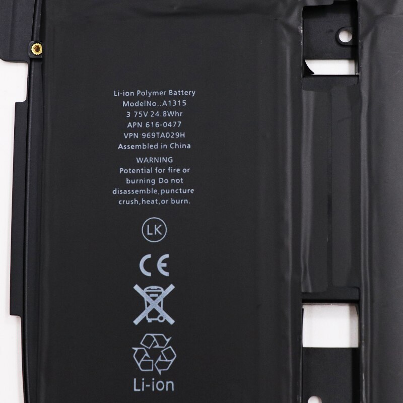 JRZ 5400mAh For IPad 1 1st Laptop battery For iPad 1 1st A1315 A1219 A1337 Replacement Batteries Bateria