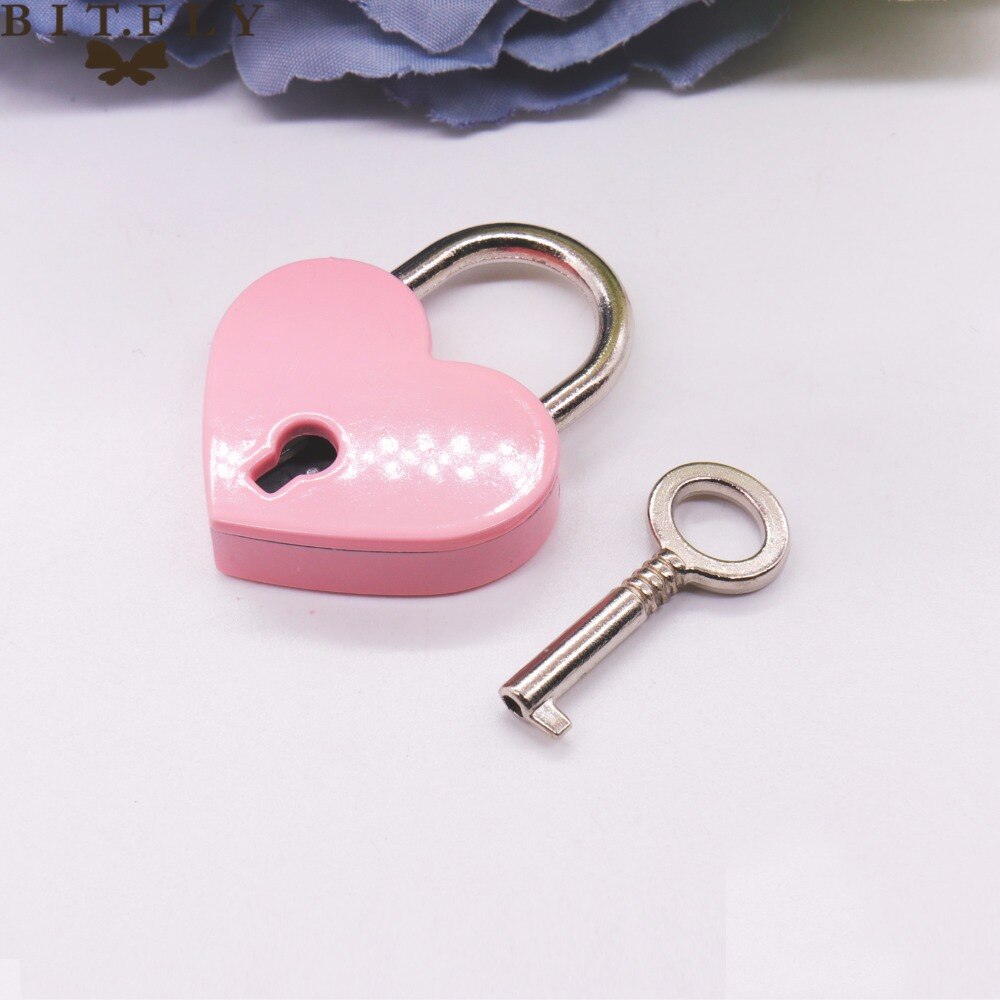 Mini serrure en forme de cœur avec clé, accessoires de jeu de mariage, joli pour les invités, magnifique verrou à souhaits, fournitures de bricolage