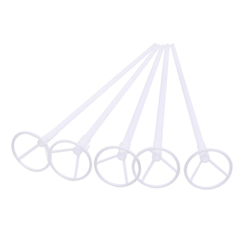 10Pcs Folie Latex Ballonnen Houder Sticks Met Cup Birthday Party Wedding Opblaasbare Ballen Decoratie Accessoires: foil ballon stick 01