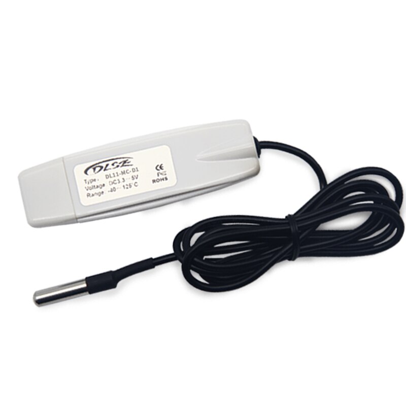 DL11-MC serial port USB temperature sensor MODBUS transmitter Industrial waterproof and dustproof High precision probe
