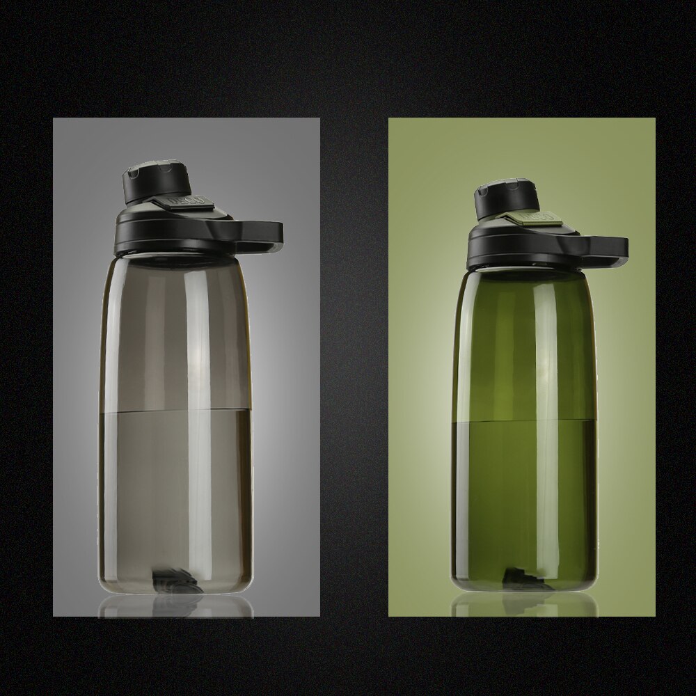 Sport Water Fles Met Magnetische Captritan Niet Giftig Plastic Sport Water Cup Duurzaam Lekvrije Water Fles Shaker 1000Ml