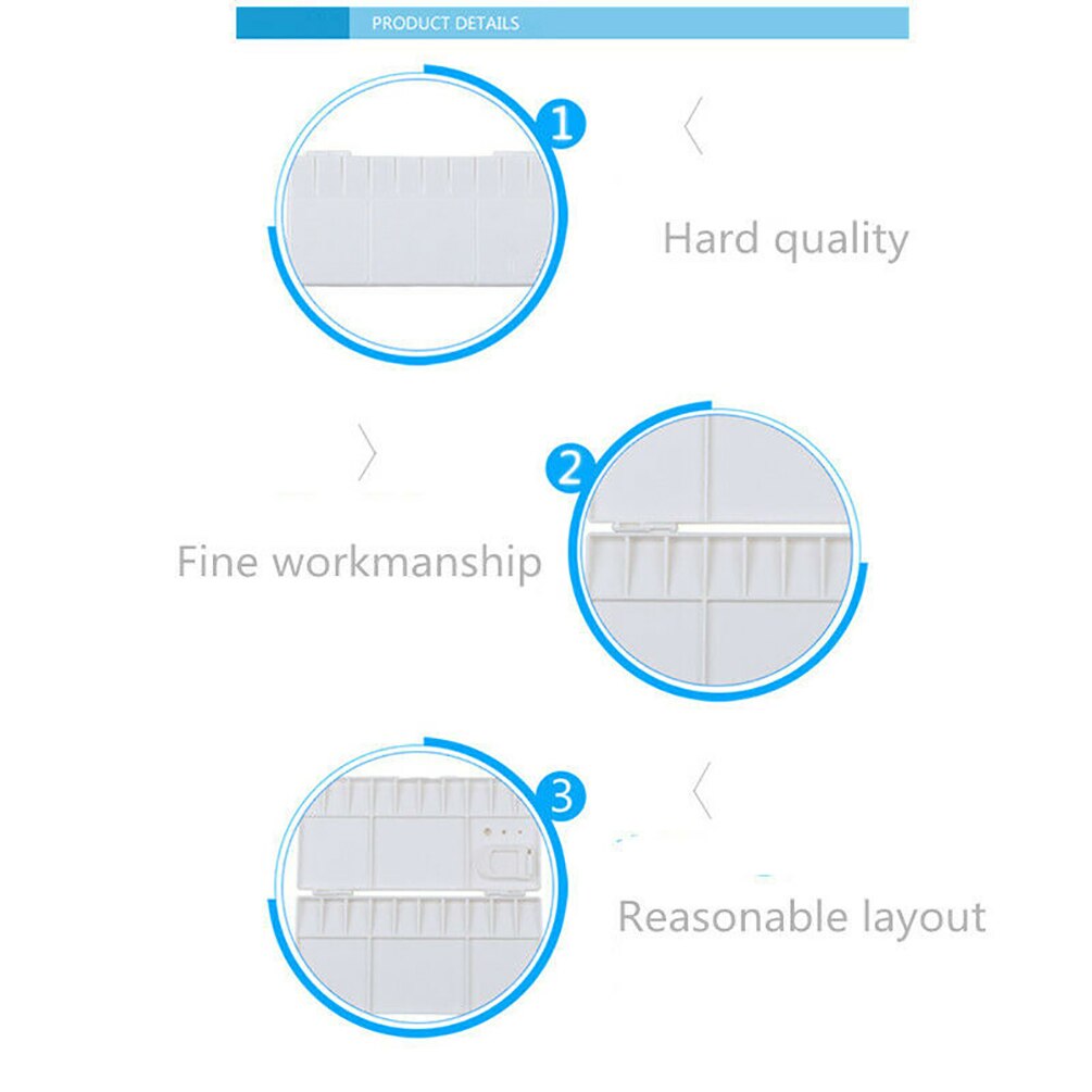 Artists Empty Watercolor Paint Box Painters Pigment Convenient Paint Case Art Palette Supplies Accessories