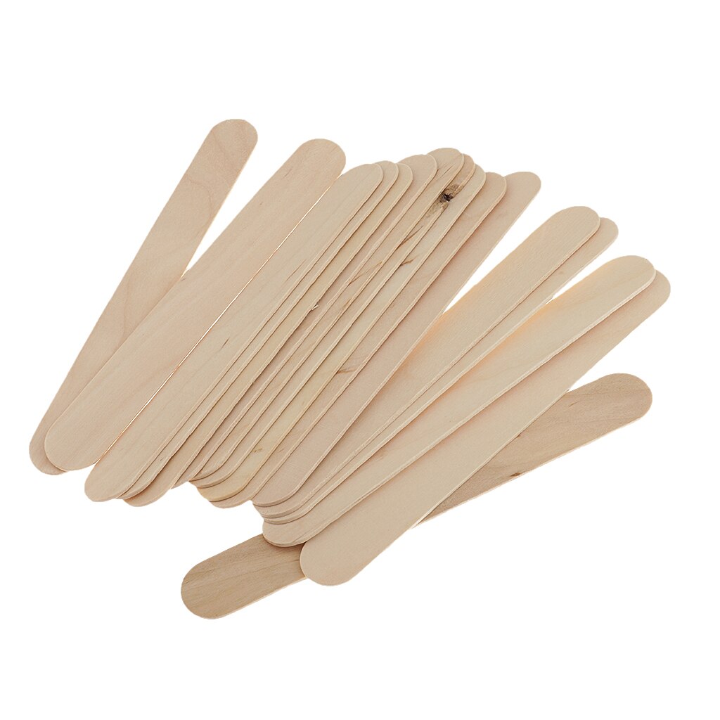 Spatules jetables en bois pour épilation à la cire, 50 pièces, bâtonnets pour enlever les poils du corps, applicateur abaisse la langue